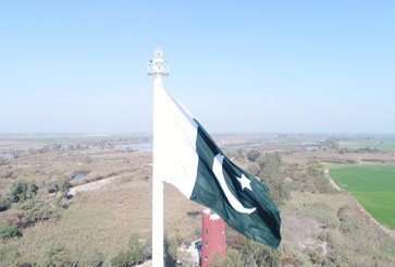 Giant Flagpole at Head Sulemanki Border, Pakistan (Turnkey Project)
